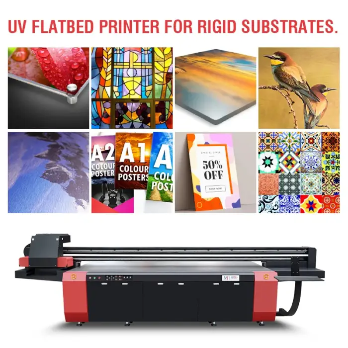 Large Format UV Flatbed Printer 3220 for Various Rigid Substates Printing