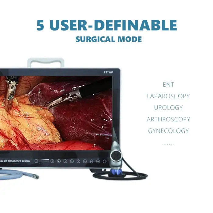 Endoscopy Endoscope HD 4K Camera System With LED Cold Light Source Medical Endoscope Camera Machine OEM  Available