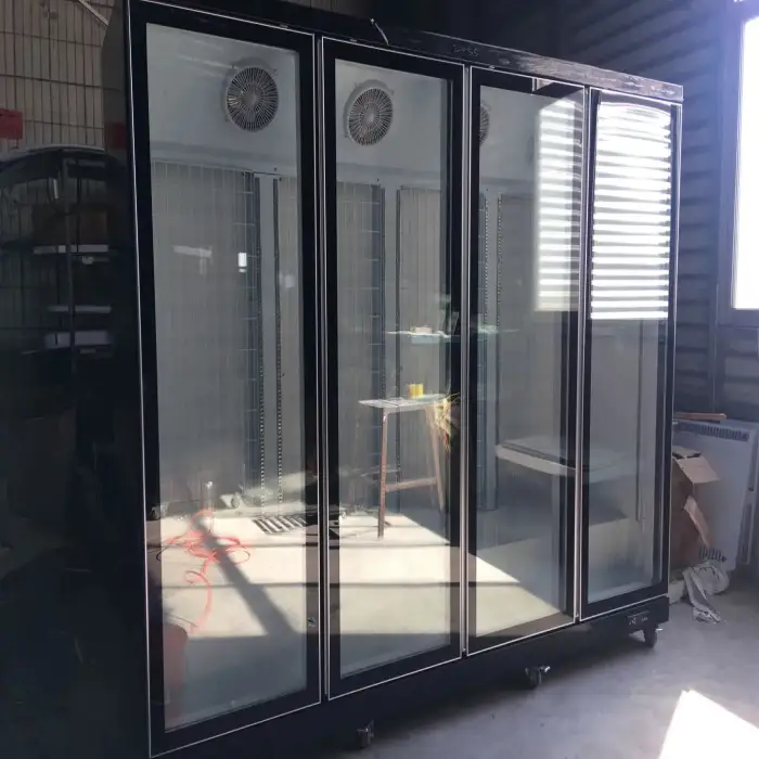 Display Freezer for Supermarket with Double Glass Door