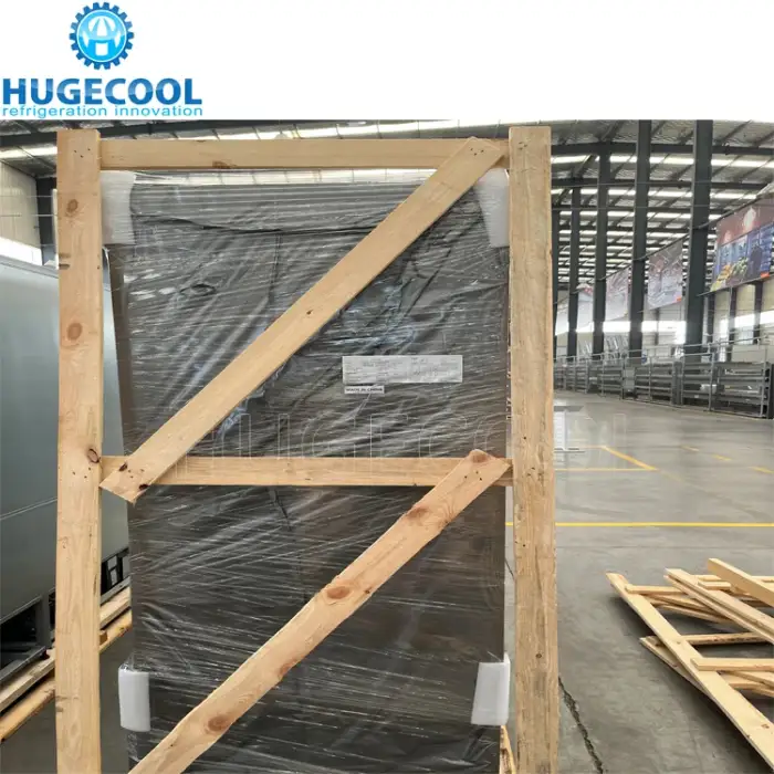 Hugecool 1400L display freezer for supermarket  multideck open chiller air curtain refrigerator for meat vegetable fruits