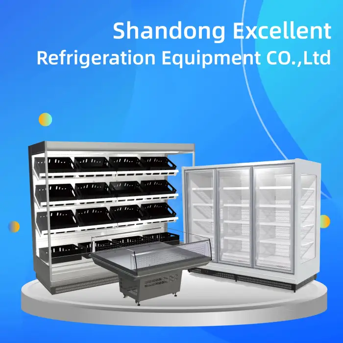 1024L Open Supermarket Refrigerator Multideck Cabinet Freezer