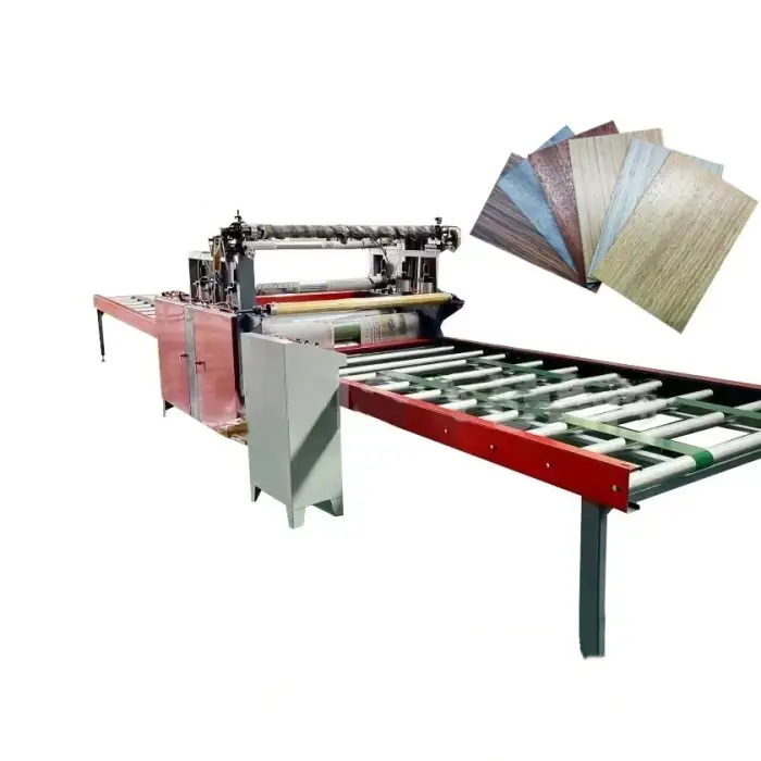 Plywood film mdf laminate cold glue press machine