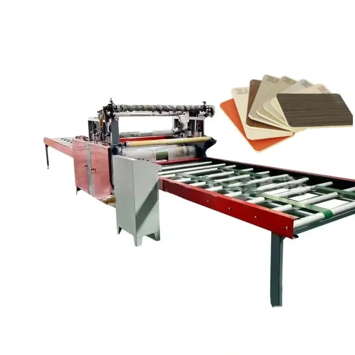 Plywood film mdf laminate cold glue press machine