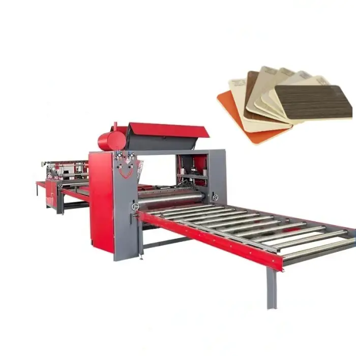 Plywood film mdf laminate cold glue press machine