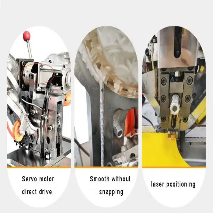 Automatic Plastic Snap Button Metal Press Button Attach Machine