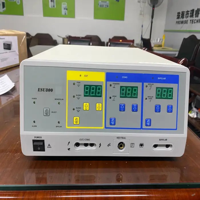 Hochey Medical High Frequency Bipolar Cut Electrosurgical Unit Portable Surgical Diathermy Machine For Sales