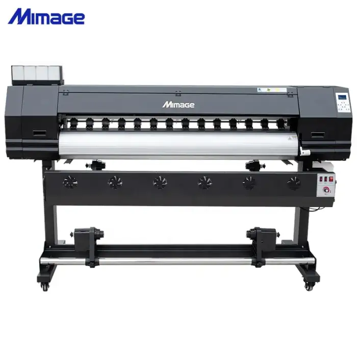 update type 1.6m 1.8m wide format Eco solvent printer and cutter printing machine