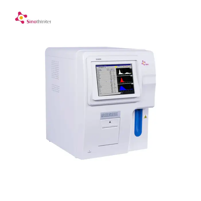 CBC 3 Part Haematology Analyser Fully Automated Hematology Analyzer Price Blood Analysis System Open Reagent Class II