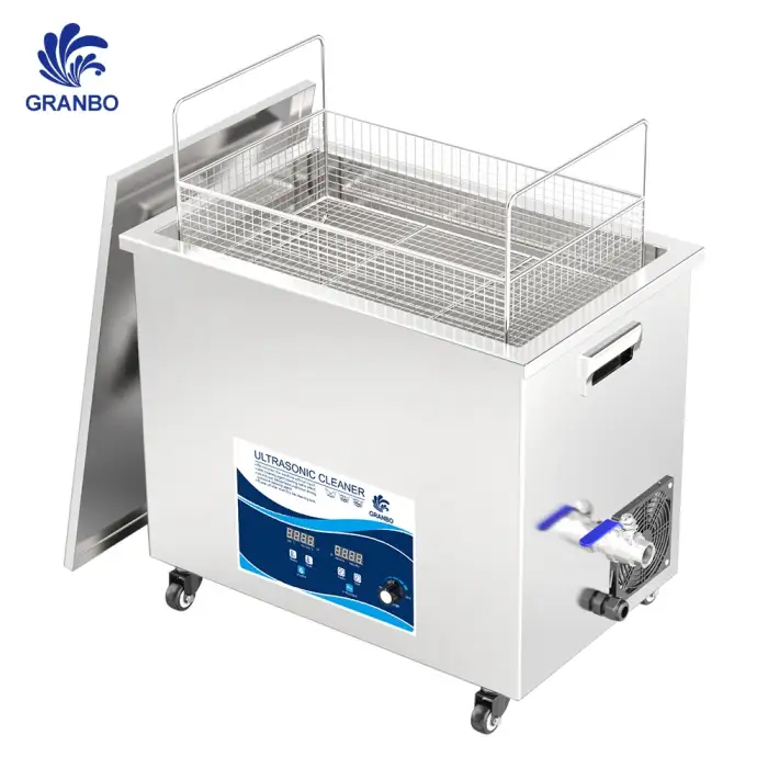 38L Industrial Ultrasonic Cleaners High Power For Engine Parts Fuel Spray Nozzle With Timer Heater