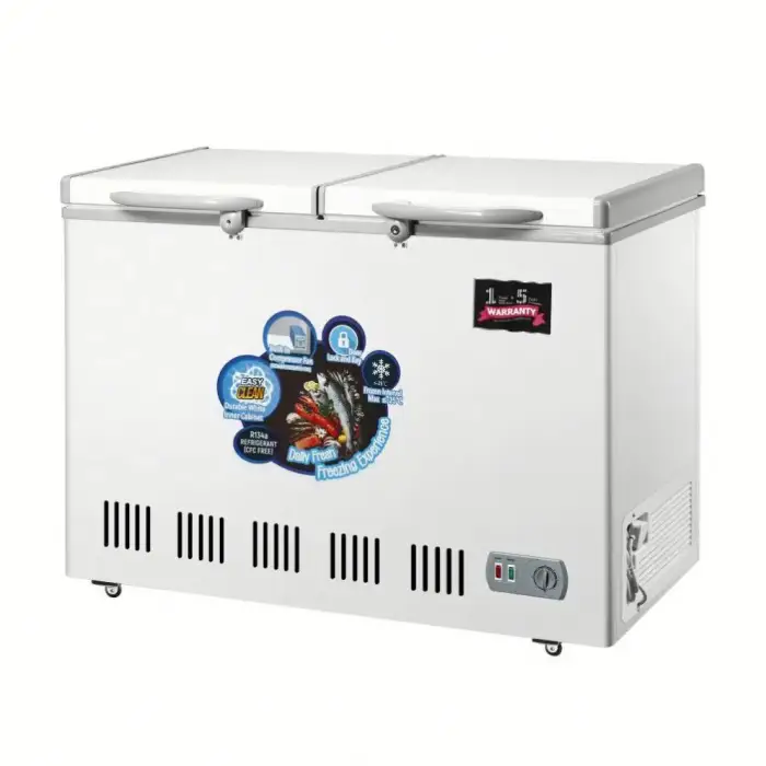 HD-450 Commercial Double Cabinet Horizontal Freezer