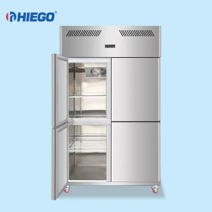 Commercial 6 Doors Single Temperature Refrigerated Cabinets Upright Refrigerator Chiller Freezer