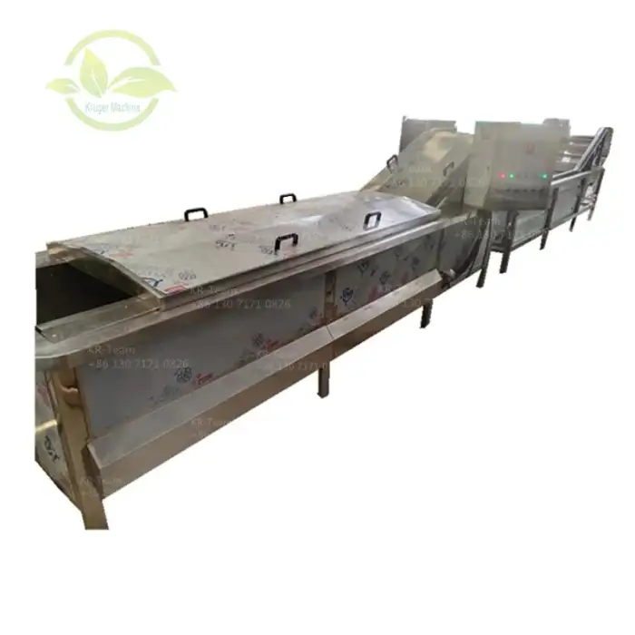 Industrial Threshing Blanching Washing Dewatering Air Drying Machine