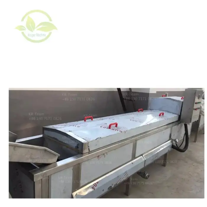 Industrial Threshing Blanching Washing Dewatering Air Drying Machine