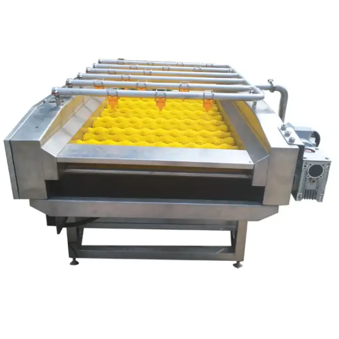 Parallel wool roller cleaning machine fruit and vegetable wool roller cleaning machine