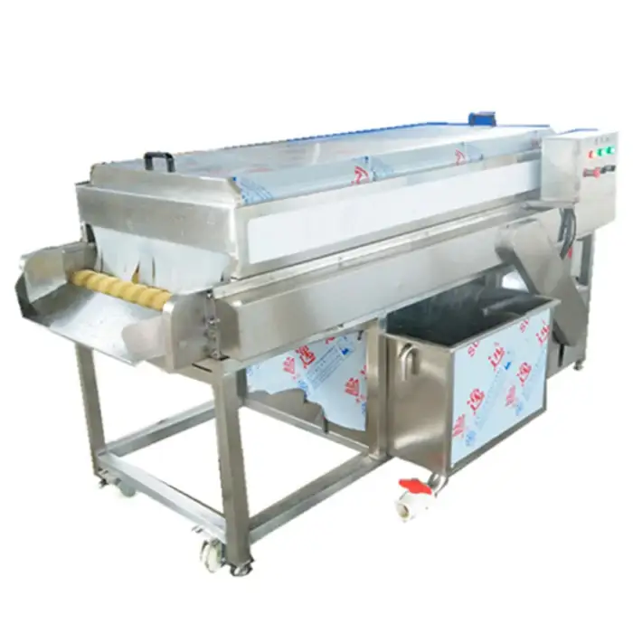 Parallel wool roller cleaning machine fruit and vegetable wool roller cleaning machine