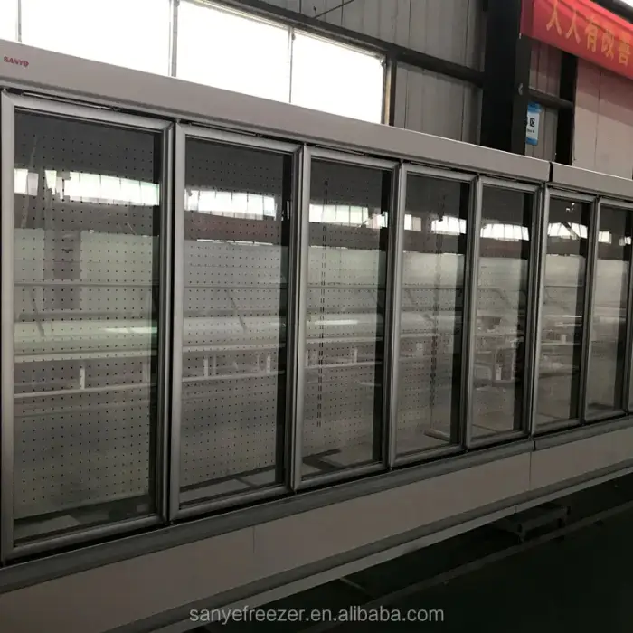 3800L refrigeration glass door commercial freezer