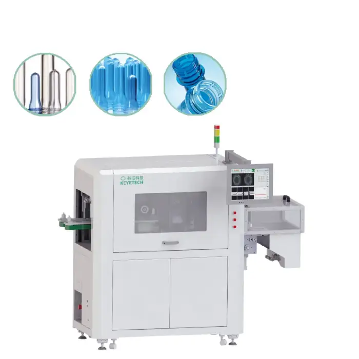 KEYETECH Cost-effective Full Automatic Inspection System Solution for PE PET Preforms