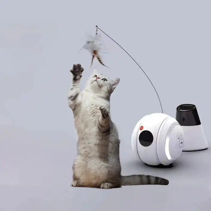 Intelligent AI Robot Interactive Rolling Ball FHD Camera Pet Toy for Cats Smart &amp; Movement Interactive Pet  Companion Robot