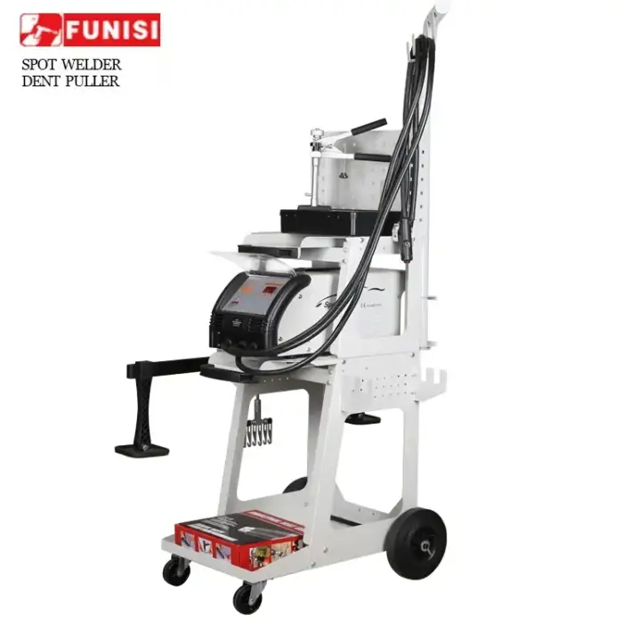 Aluminum body dent puller machine &amp;portable spot welding machine with dent puller