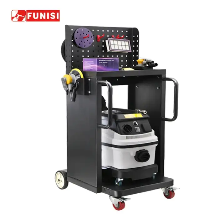 FUNISI Dust-free automobile dry sanding locomotive body coating sanding collector sanding machine