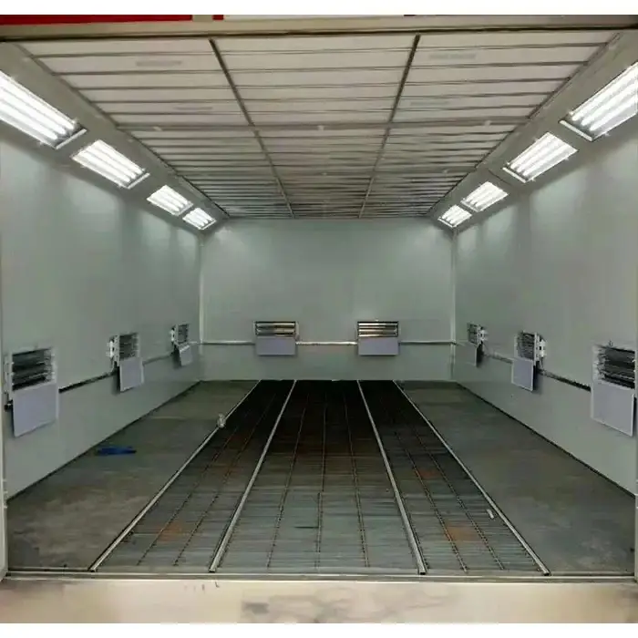 Collision Center Car Paint Booth Diesel Spray and Painting Oven with heating Spraying Room