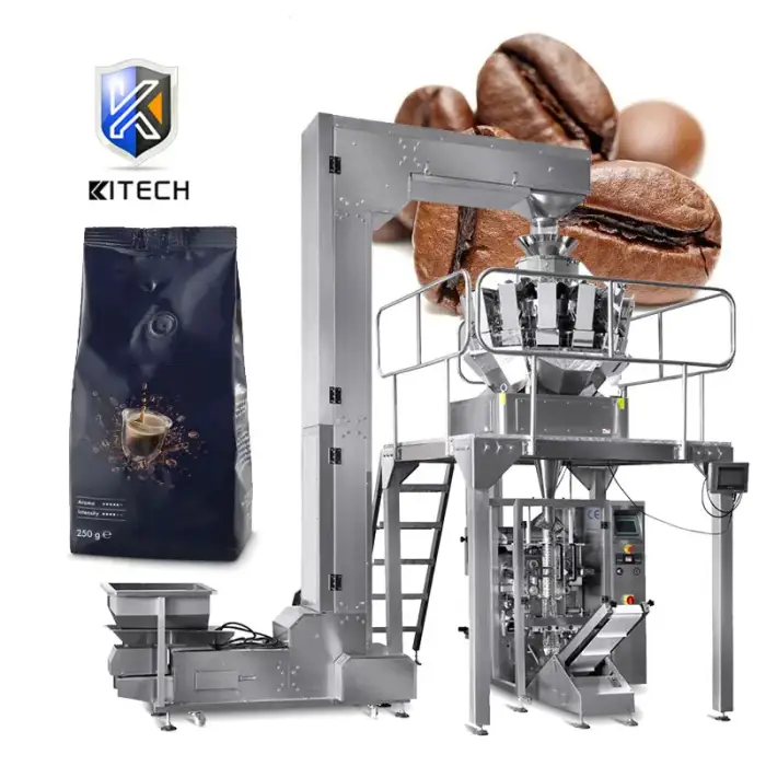 KL-420ZD Automatic multi-head weigher 30g 50g 100g 200g coffee roasting and packaging machine