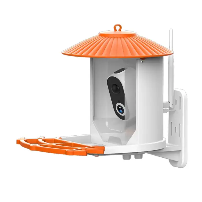 Bunnyhi WSQ002 Camera To Capture Bird Movements High Definition Outdoor Electronic Monitoring Bird Watcher Smart Bird Feeder