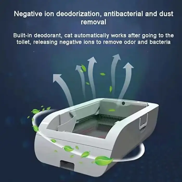 Automatic Cat Litter Box Smart App Control Self Cleaning Litter Boxes Cat Sandbox Electronic Pet odor toilet