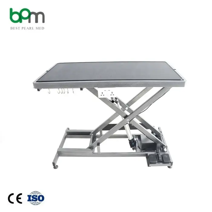 BPM-ET111V Customized stainless steel electronic dog accessories pet grooming table hydraulic