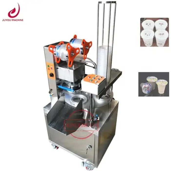 Automatic Yogurt Pudding Ice Cream Water Jelly Cup Filling Sealing Machine