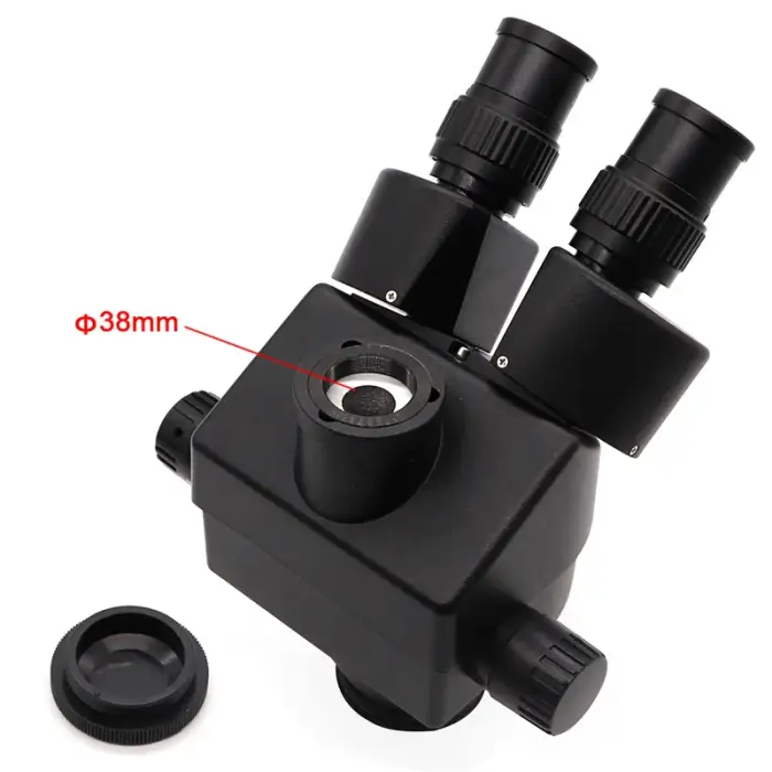 EMS-01 3.5X-90X Simul-Focal Trinocular Stereo Microscope Industry Microscope Video Camera For Mobile Phone Repair