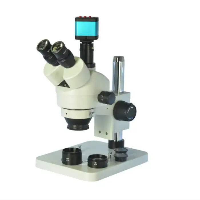 3.5X-90X Trinocular Microscope Stereo Microscope Kit 14MP USB Microscope Camera with 144 LED Light and Stand for PCB Repair