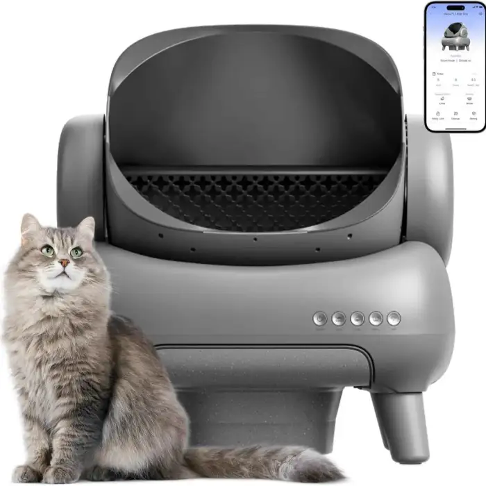 Black Automatic Cat Litter Box