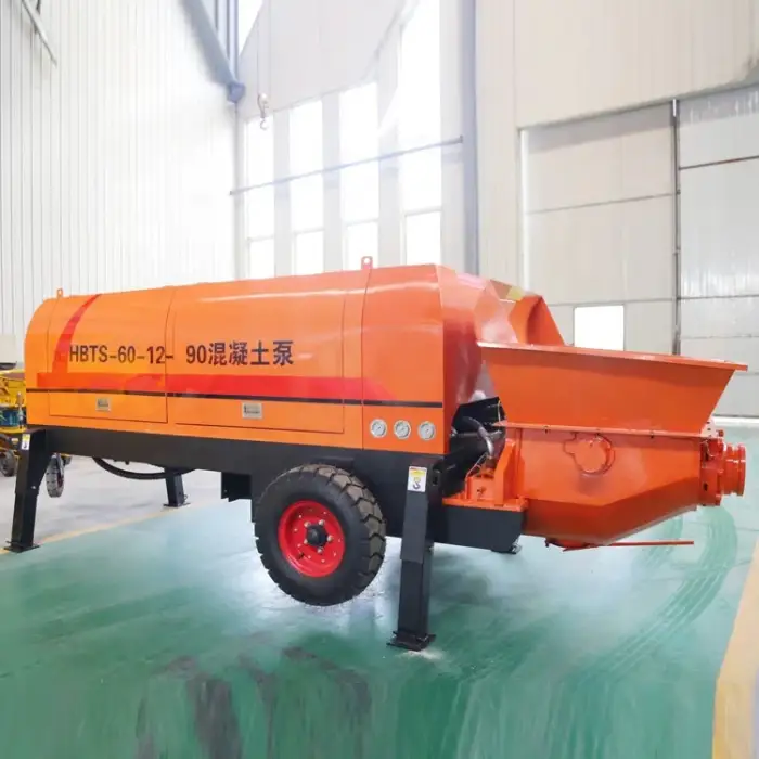 Mini Portable Pumpcrete Mobile Trailer Cement Pump Portable