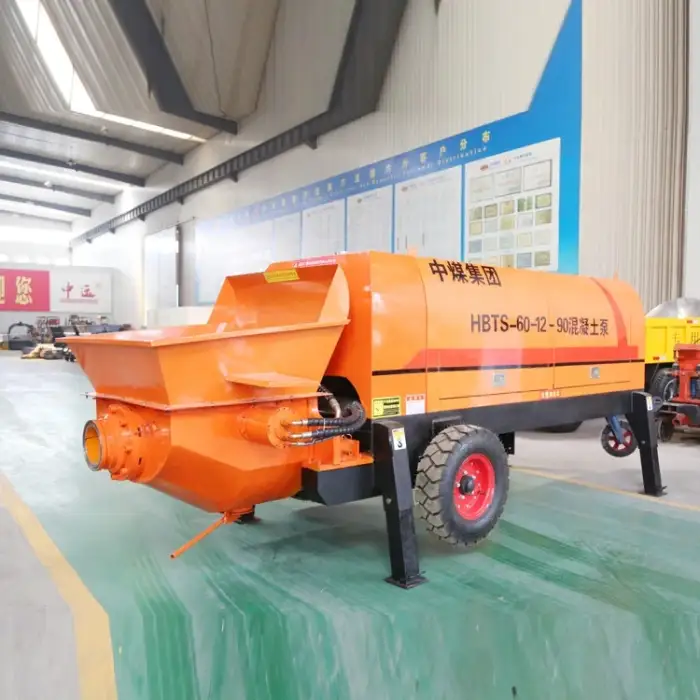 Mini Portable Pumpcrete Mobile Trailer Cement Pump Portable