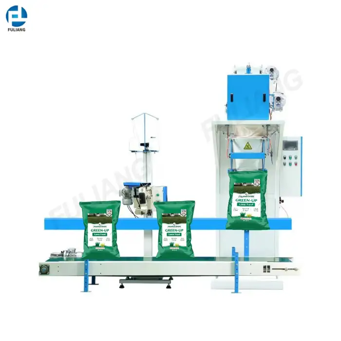 Industrial Fertilizer Portable Bagging Machine 50kg Organic Fertilizer Compost Packaging Manure Bagging Machine