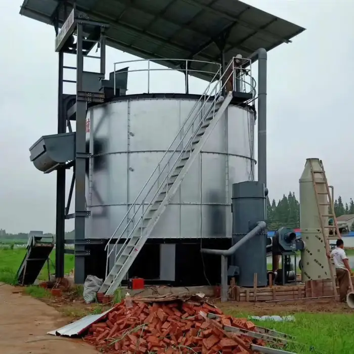 automatic pig manure compost machine for organic waste composting