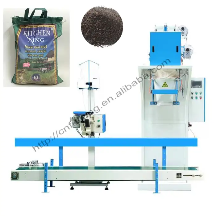 Industrial Fertilizer Portable Bagging Machine 50kg Organic Fertilizer Compost Packaging Manure Bagging Machine