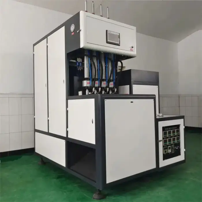 50-1500ML Semi Automatic Plastic PET Bottle Making Machine 4 Cavities Plastic Bottle Blowing Machine