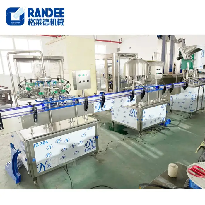 Fully Automatic Linear Type Drinking Water Bottling Filling Machine Production Line Plant