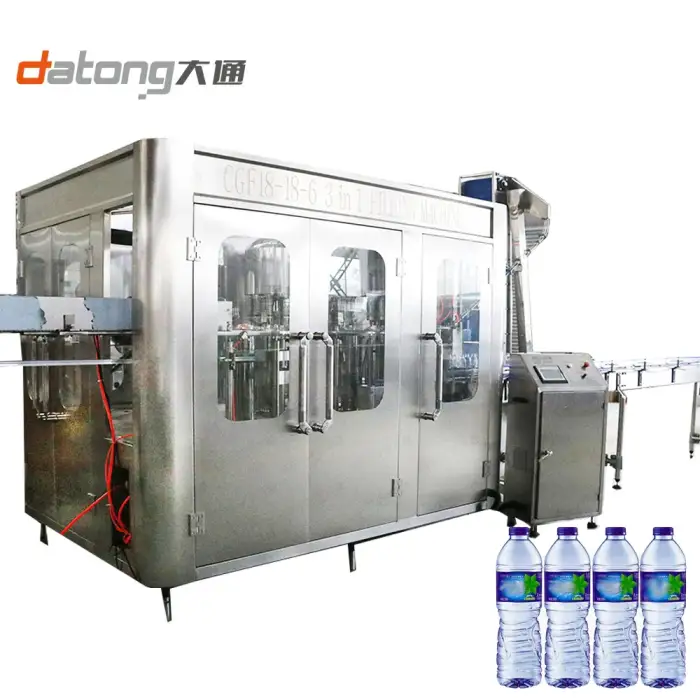 Automatic Water Purifying Machine Automatic Filling Machines Water Bottle Manufacturing Production