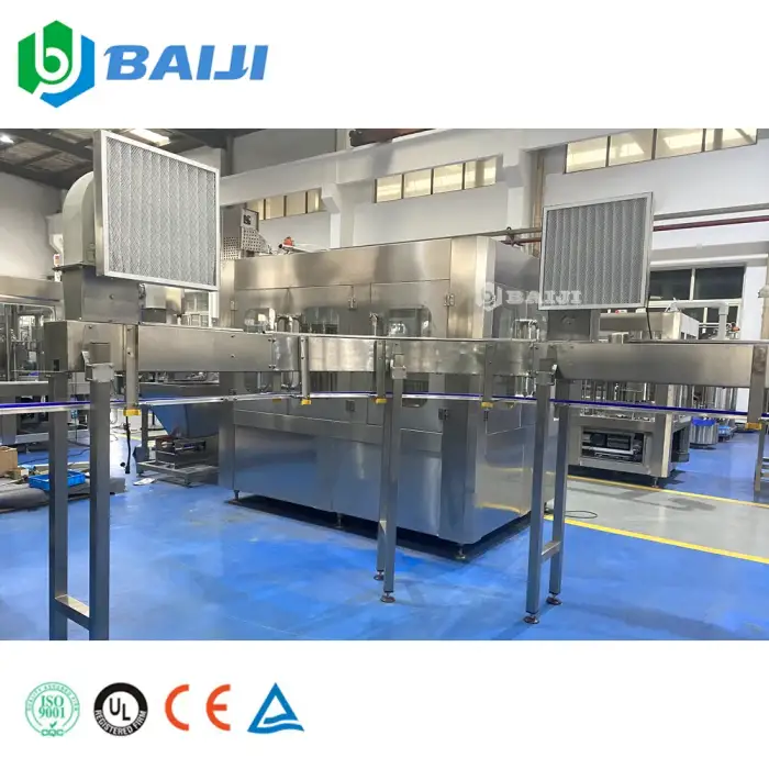 Turnkey project automatic carbonated soft drink manufacturing bottling filling machine