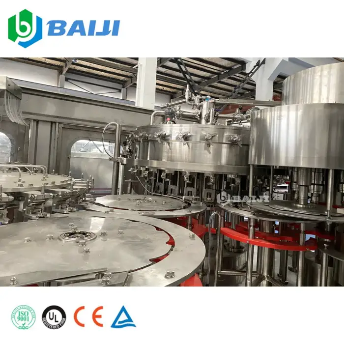 Turnkey project automatic carbonated soft drink manufacturing bottling filling machine