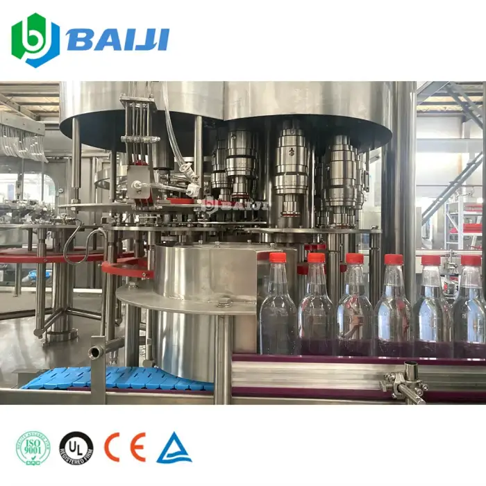 Turnkey project automatic carbonated soft drink manufacturing bottling filling machine