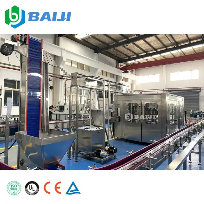 Turnkey project automatic carbonated soft drink manufacturing bottling filling machine