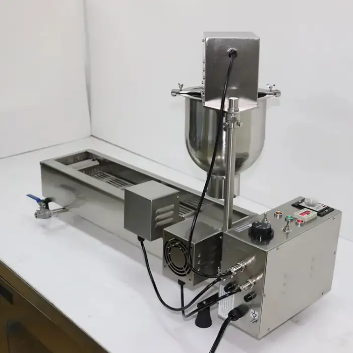 Commercial Cooking Equipment Snack Machinery Single Row Automatic Mini Donut Machine