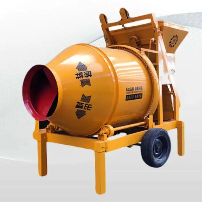 Portable Diesel Small Concrete Mixer - 400L 350L 500L Diesel Engine Concrete Mixer Machine with Pump