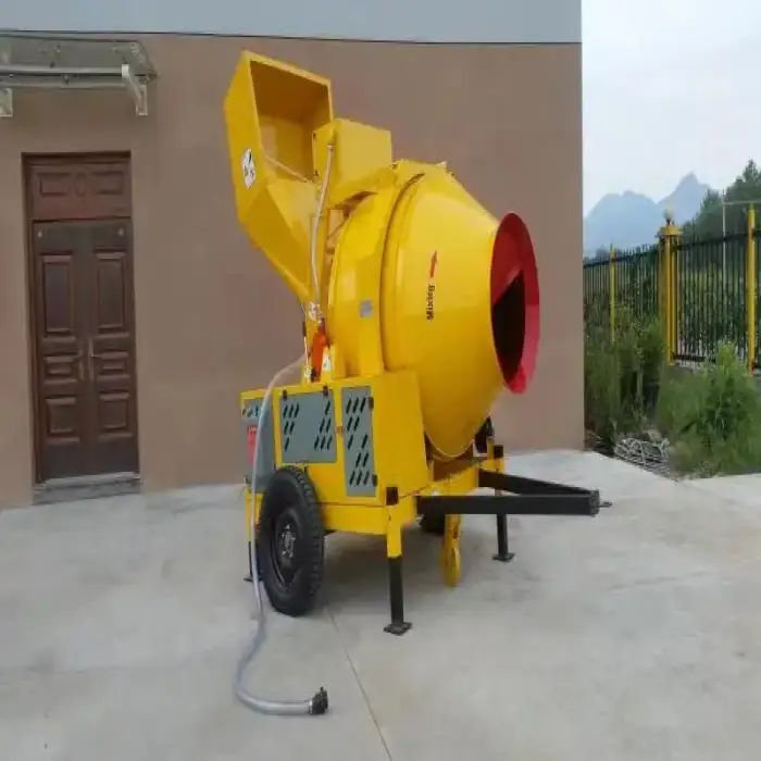 Portable Diesel Small Concrete Mixer - 400L 350L 500L Diesel Engine Concrete Mixer Machine with Pump