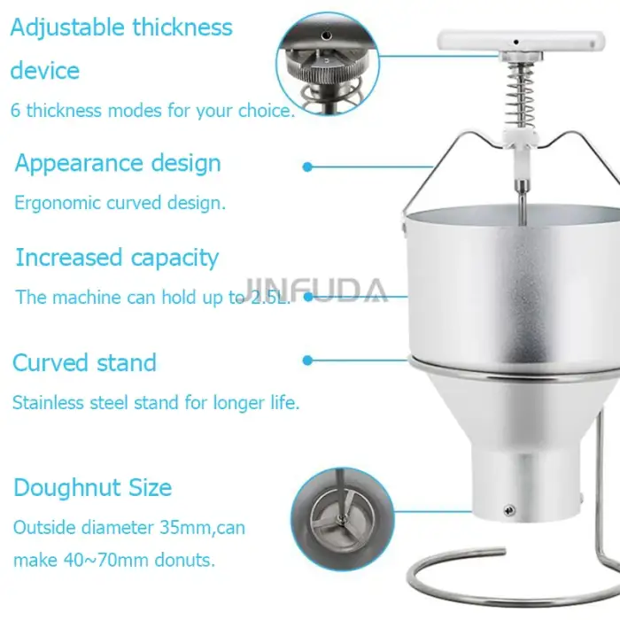 Manual Doughnuts Donut Maker Fryer Machines To Make Donuts