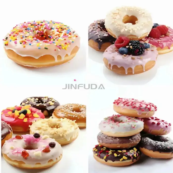 Commercial Doughnut Fryer Maker high quality Donut Glazing Machine donut glazer donut decorating maker